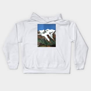 Icy mountains Kids Hoodie